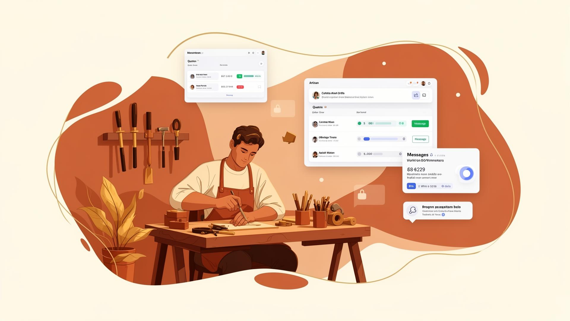 AtelierPro - Tableau de bord de gestion de commandes